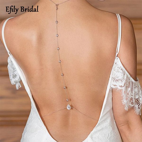 strands strings efily cubic zirconia wedding backdrop necklace bridal accessories jewelry party prom back chain long crystal backless neckla, Black
strands strings efily cubic zirconia wedding backdrop necklace bridal accessories jewelry party prom back chain long crystal backless neckla, Black