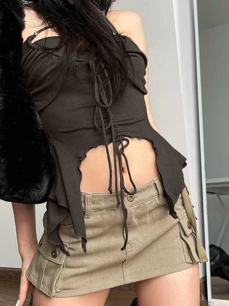 women's tanks camis vintage y2k cabresto pescoo marrom magro camisola feminina s harajuku cordo irregular vero colheita rendas at curt, White
women's tanks camis vintage y2k cabresto pescoo marrom magro camisola feminina s harajuku cordo irregular vero colheita rendas at curt, White