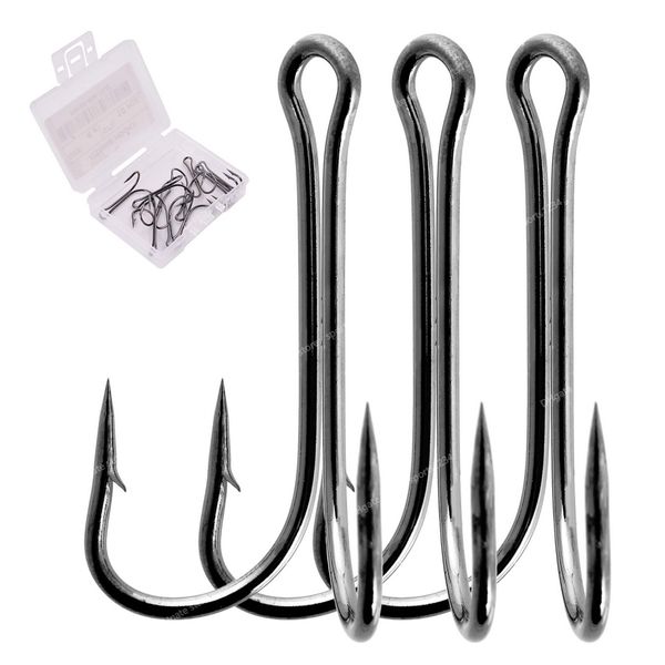 aorace 10pcs/box double fishing hook carbon steel crank barbed jig hook for carp fishing fly tying soft lure fish accessories fishingfishhoo
aorace 10pcs/box double fishing hook carbon steel crank barbed jig hook for carp fishing fly tying soft lure fish accessories fishingfishhoo