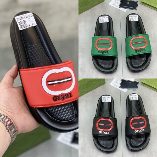 2023 interlocking g1921 slipper men's double g 1921 slides designer womens sandals flip flops luxury flat thick bottom jelly rubber sli, Black
2023 interlocking g1921 slipper men's double g 1921 slides designer womens sandals flip flops luxury flat thick bottom jelly rubber sli, Black