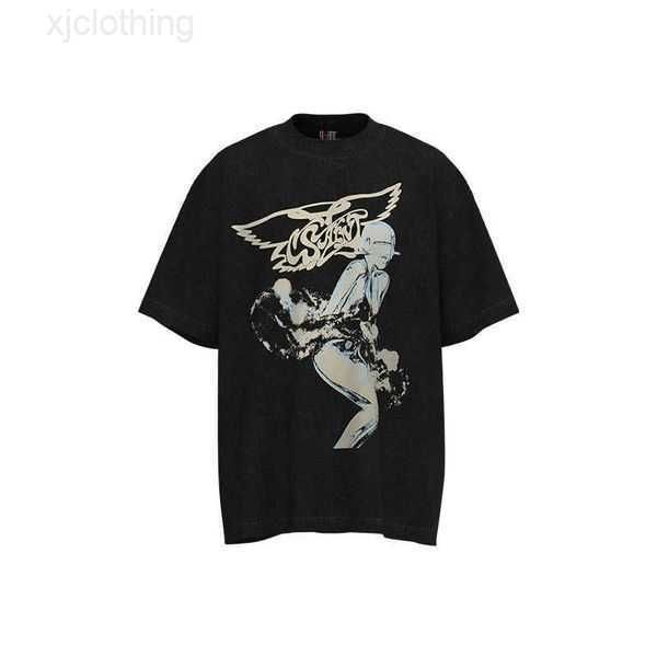 men's t-shirts high saint michael wash old short sleeve fashion vintage print couple t-shirt men03b5 1805rv, White;black
men's t-shirts high saint michael wash old short sleeve fashion vintage print couple t-shirt men03b5 1805rv, White;black