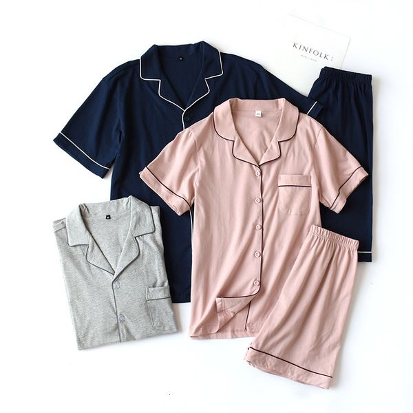 women's sleepwear summer cotton couple pajamas suit female short-sleeved shorts men's pajamas thin home service suit pyjamas women, Black;red
women's sleepwear summer cotton couple pajamas suit female short-sleeved shorts men's pajamas thin home service suit pyjamas women, Black;red
