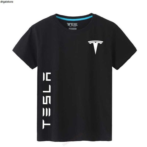 men's t-shirts brand cotton o-neck summer male tesla short sleeve casual shirt quality, White;black
men's t-shirts brand cotton o-neck summer male tesla short sleeve casual shirt quality, White;black