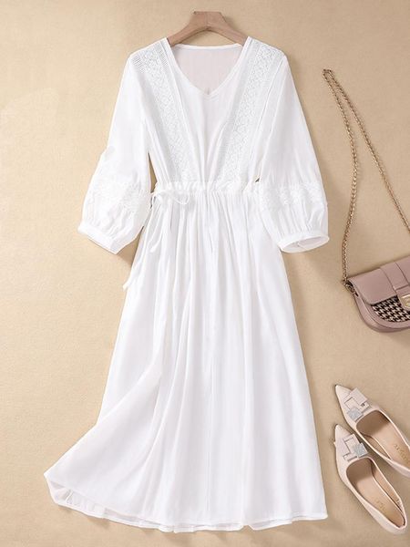 dresses oversized clothes 2022 new agereducing women comfortable simple half sleeve dress literay lace drawstring long dresses, Black;gray
dresses oversized clothes 2022 new agereducing women comfortable simple half sleeve dress literay lace drawstring long dresses, Black;gray