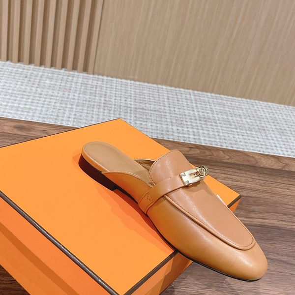 designer oz mule women sandals flats goatskin iconic permabrass plated kelly buckle, Black
designer oz mule women sandals flats goatskin iconic permabrass plated kelly buckle, Black