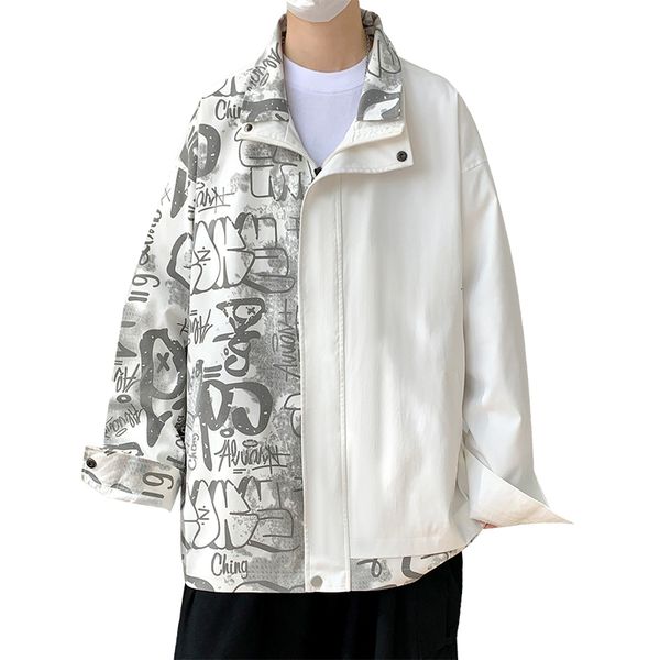 men's jackets fashion hip hop mens 2023 autumn spring patchwork casual loose coats streetwear bomber windbreaker clothing 230418, Black;brown
men's jackets fashion hip hop mens 2023 autumn spring patchwork casual loose coats streetwear bomber windbreaker clothing 230418, Black;brown