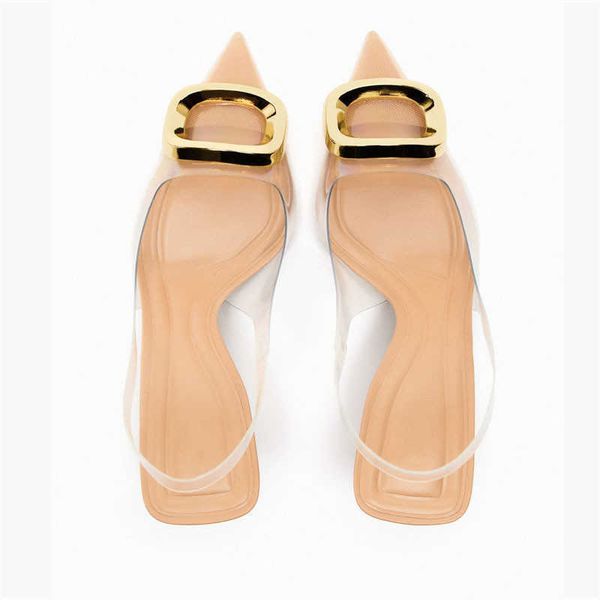nxy sandals womens summer transparent high heels pointed toe slingback pumps fashion wedding casual front metal heeled sandal 230406, Black
nxy sandals womens summer transparent high heels pointed toe slingback pumps fashion wedding casual front metal heeled sandal 230406, Black