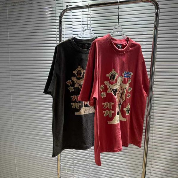 men's t-shirts saint michael 23ss men t shirt washed distress vintage hip hop high street casual oversized short sleeve tee, White;black
men's t-shirts saint michael 23ss men t shirt washed distress vintage hip hop high street casual oversized short sleeve tee, White;black