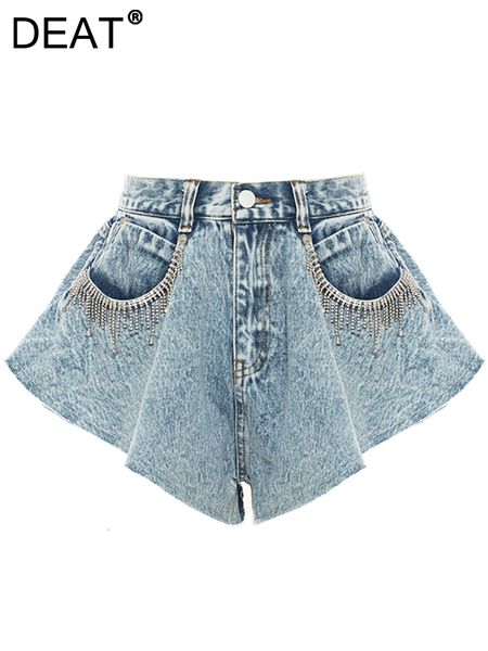 women's shorts deat fashion women's denim shorts high waist loose straight metal tassel streetwear short jeans female summer 17a16, White;black
women's shorts deat fashion women's denim shorts high waist loose straight metal tassel streetwear short jeans female summer 17a16, White;black