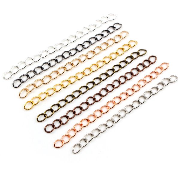 50pcs/lot 50mm 70mm 5x4mm necklace extension chain bulk bracelet extended chains tail extender for diy jewelry making findings jewelry makin, Blue;slivery
50pcs/lot 50mm 70mm 5x4mm necklace extension chain bulk bracelet extended chains tail extender for diy jewelry making findings jewelry makin, Blue;slivery