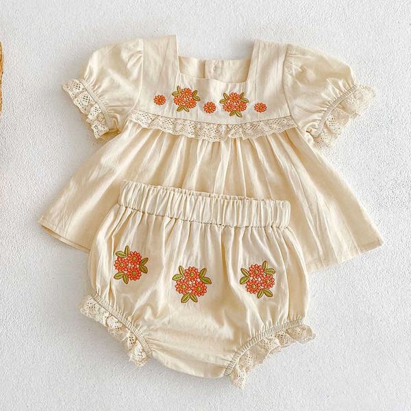 infant clothing sets summer toddler baby girls clothes suit short sleeve cotton flower embroidery t-shirtandpp shorts p230418, White
infant clothing sets summer toddler baby girls clothes suit short sleeve cotton flower embroidery t-shirtandpp shorts p230418, White