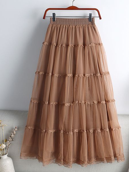 skirts tigena sweet patchwork lace tulle skirt for women spring summer korean elegant solid mesh high waist midi long skirt femal 230418, Black
skirts tigena sweet patchwork lace tulle skirt for women spring summer korean elegant solid mesh high waist midi long skirt femal 230418, Black