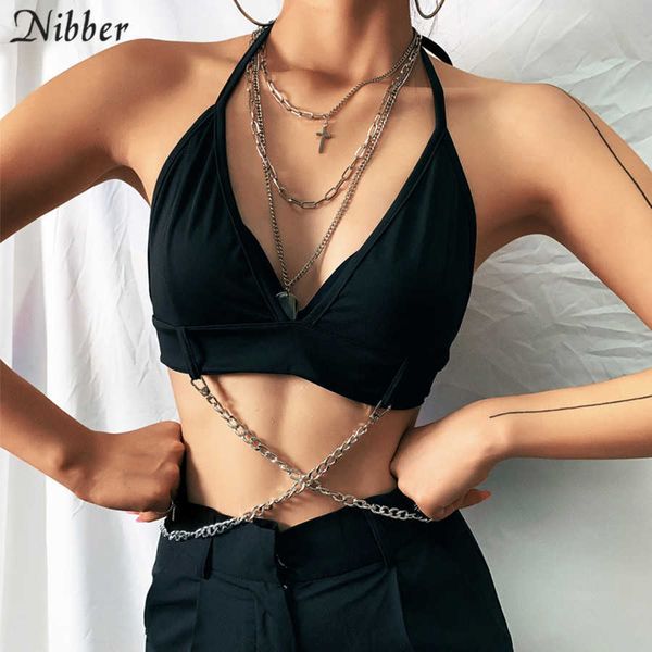 women's tanks camis nibber summer punk metal chain decoration crop womens camisole 2019 fashion club party sleeveless tees tank mujer, White
women's tanks camis nibber summer punk metal chain decoration crop womens camisole 2019 fashion club party sleeveless tees tank mujer, White