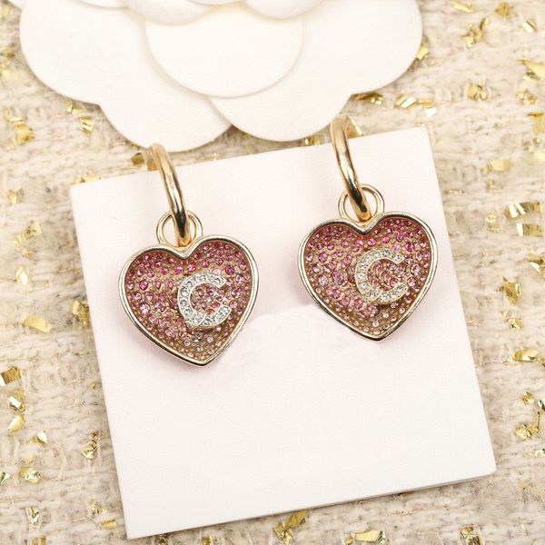 2023 luxury quality charm stud earring with diamond heart shape design have box stamp ps7839a, Golden
2023 luxury quality charm stud earring with diamond heart shape design have box stamp ps7839a, Golden