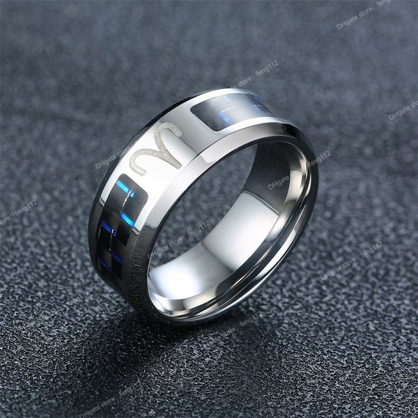 twelve constellations rings for men women 8mm stainless steel anel male classic carbon fiber 12 horoscope ring fashion jewelryrings jewelry, Golden;silver
twelve constellations rings for men women 8mm stainless steel anel male classic carbon fiber 12 horoscope ring fashion jewelryrings jewelry, Golden;silver