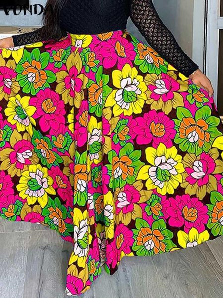 dresses vonda 2022 elegant printed skirts bohemian women a line pleated party maxi long skirt female lady office skirts femininas, Black;gray
dresses vonda 2022 elegant printed skirts bohemian women a line pleated party maxi long skirt female lady office skirts femininas, Black;gray
