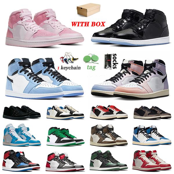 with box jumpman 1 basketball shoes 1s og trainers digital pink mid space jam university blue skyline olive black phantom lost found ts oliv, White;red
with box jumpman 1 basketball shoes 1s og trainers digital pink mid space jam university blue skyline olive black phantom lost found ts oliv, White;red