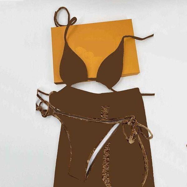 designer bikini swimsuit women velvet designer swimwear fashion 3 pieces strap bikinis set holiday personality charm girls trendy swimsuit d, Black