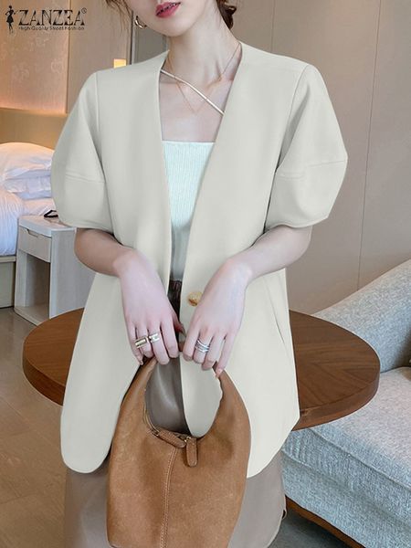 women's suits blazers zanzea stylish women summer v neck short sleeve blazer elegant casual office ladies outwear female chaqueta solid, White;black
women's suits blazers zanzea stylish women summer v neck short sleeve blazer elegant casual office ladies outwear female chaqueta solid, White;black