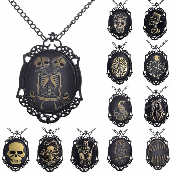 wholesale fashion retro skeleton horror necklace link chain pendant cameos jewelry friendship gifts 1 strand k04398 fashion jewelrynecklace, Silver
wholesale fashion retro skeleton horror necklace link chain pendant cameos jewelry friendship gifts 1 strand k04398 fashion jewelrynecklace, Silver
