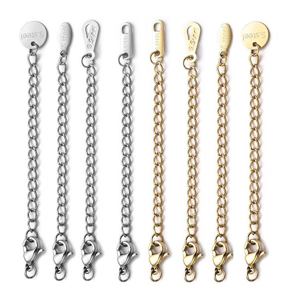 5/10/100pcs/lot stainless steel extended extension tail chain lobster clasps connector for bracelet necklace jewelry making jewelry makingje, Blue;slivery
5/10/100pcs/lot stainless steel extended extension tail chain lobster clasps connector for bracelet necklace jewelry making jewelry makingje, Blue;slivery