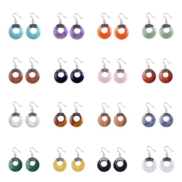 fashionable natural crystal gemstone charm earring for women coin ping buckle reiki healing jewelry earring, Golden
fashionable natural crystal gemstone charm earring for women coin ping buckle reiki healing jewelry earring, Golden