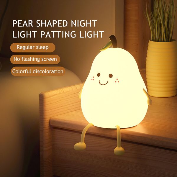 lamps shades cute freckle pear fruit night light gift dimming touch silicone table lamp bedroom bedside decoration couple gift baby light 23
lamps shades cute freckle pear fruit night light gift dimming touch silicone table lamp bedroom bedside decoration couple gift baby light 23
