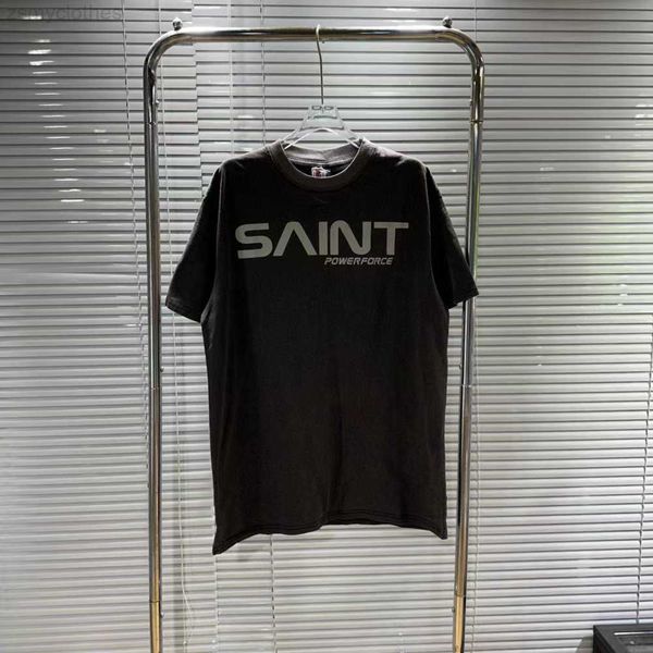 saint michael 23ss men t shirt washed distress vintage casual oversized short sleeve, White;black
saint michael 23ss men t shirt washed distress vintage casual oversized short sleeve, White;black