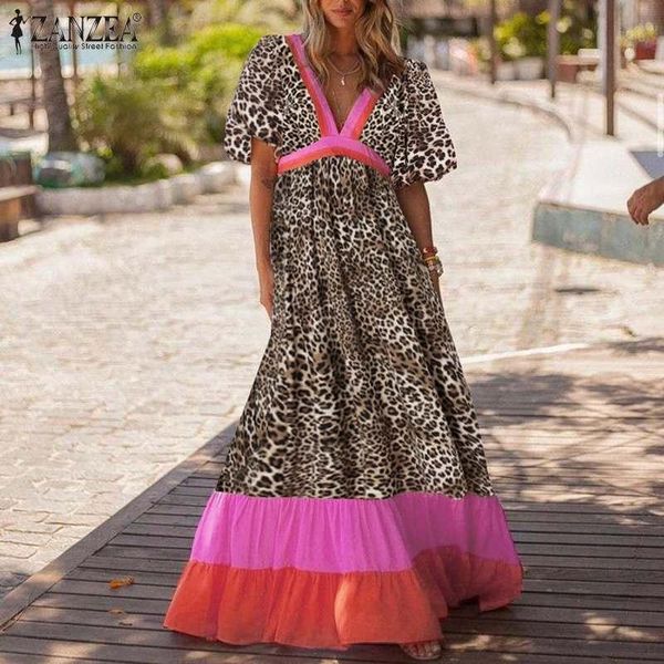 dresses leopard print women dresses zanzea 2022 summer bohemian patchwork maxi vestidos casual short sleeve ladies vneck oversized robe, Black;gray
dresses leopard print women dresses zanzea 2022 summer bohemian patchwork maxi vestidos casual short sleeve ladies vneck oversized robe, Black;gray