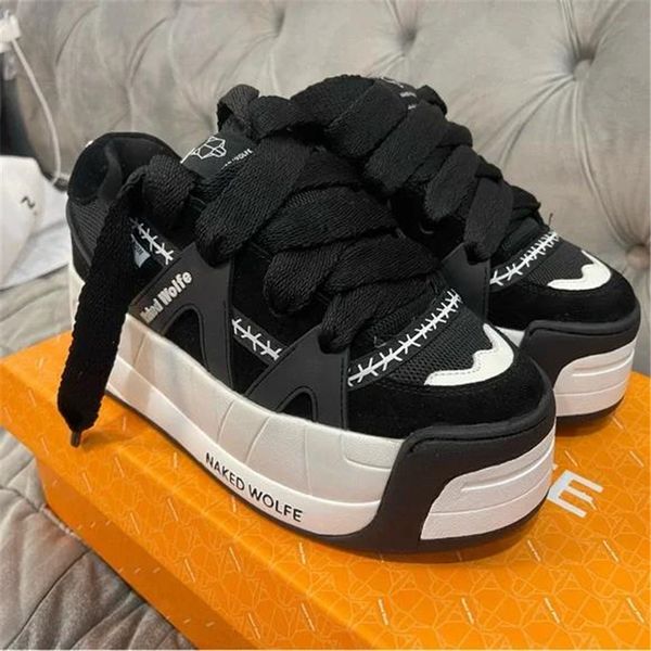 women shoes naked wolfe sneakers slide slider leather suede mesh platform trainers limited rare fashion designer naked shoes wolfe original, Black
women shoes naked wolfe sneakers slide slider leather suede mesh platform trainers limited rare fashion designer naked shoes wolfe original, Black