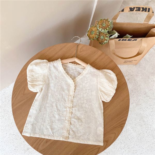 kids shirts summer baby girls floral embroidery puff sleeve shirts cotton loose casual kids clothes 230417, White;black
kids shirts summer baby girls floral embroidery puff sleeve shirts cotton loose casual kids clothes 230417, White;black