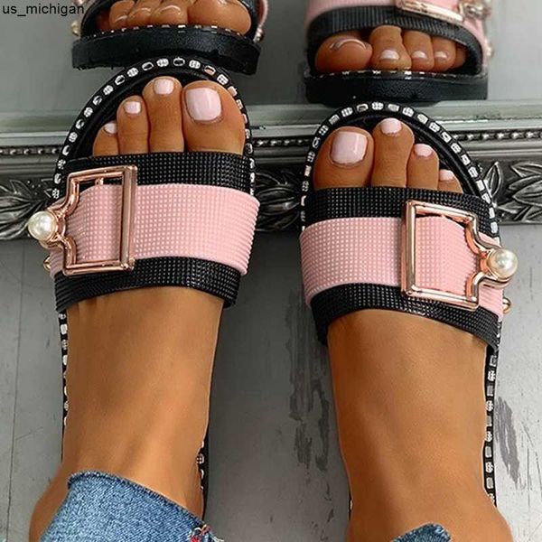 slippers 2021 women metal leather slippers slides summer pearl flat crystal small size 34 sandals home female casual shoes zapatos mujer j23, Black
slippers 2021 women metal leather slippers slides summer pearl flat crystal small size 34 sandals home female casual shoes zapatos mujer j23, Black