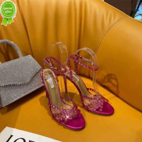new season aquazzura shoes tequila sandals sparkling party italy clear pvc crystals stiletto heel wedding bride summer cutout slingback sand, Black
new season aquazzura shoes tequila sandals sparkling party italy clear pvc crystals stiletto heel wedding bride summer cutout slingback sand, Black