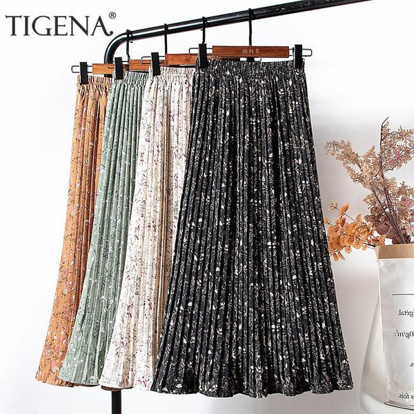dresses tigena floral print long pleated chiffon skirt women fashion 2021 spring summer korean casual high waist skirt female with lined, White;black
dresses tigena floral print long pleated chiffon skirt women fashion 2021 spring summer korean casual high waist skirt female with lined, White;black