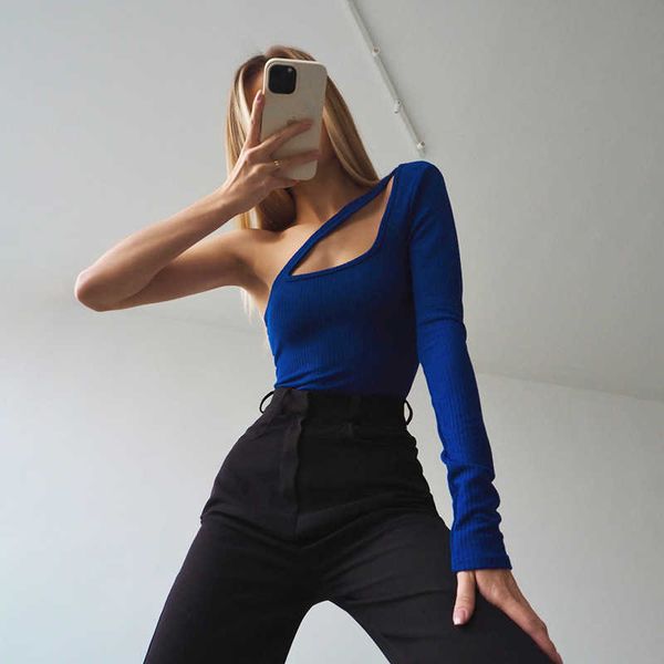 women's tanks camis yimunancy hollow out one shoulder women bodysuits 2022 spring asymmetrical bodycon knitted casual jumpsuits j230417, White
women's tanks camis yimunancy hollow out one shoulder women bodysuits 2022 spring asymmetrical bodycon knitted casual jumpsuits j230417, White