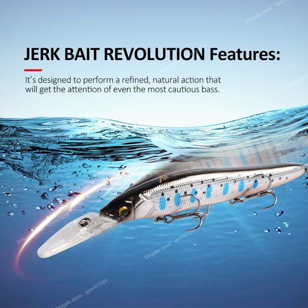 slow sinking or flaoting 110mm minnow wobbler fishing lures artificial hard bait depth 0-3m bass pike bait tackle fishingfishing lures artif
slow sinking or flaoting 110mm minnow wobbler fishing lures artificial hard bait depth 0-3m bass pike bait tackle fishingfishing lures artif