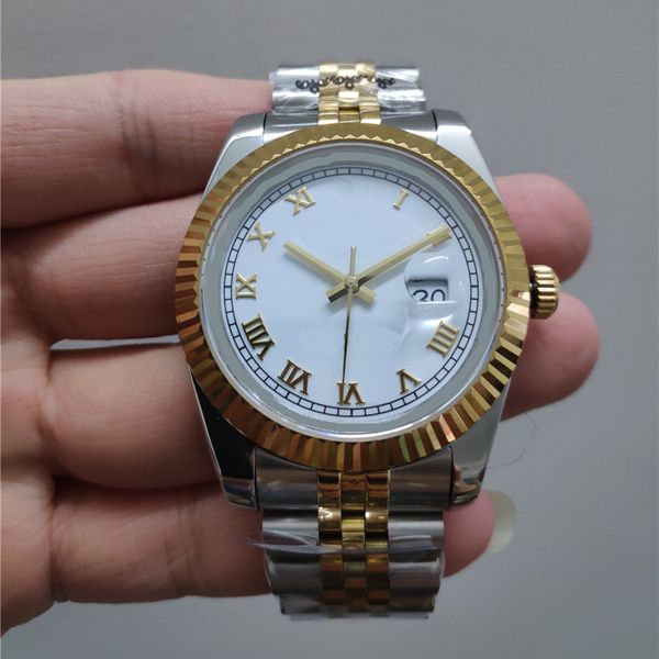 watch automatic mechanical mens watches 41mm silver wristband waterproof all stainless steel wristband fashion designer wristwatch b46, Slivery;brown
watch automatic mechanical mens watches 41mm silver wristband waterproof all stainless steel wristband fashion designer wristwatch b46, Slivery;brown