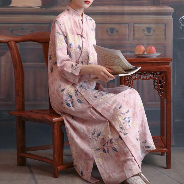 dresses johnature women chinese style dresses print floral stand seven sleeve 2021 spring new female aline vintage dress, Black;gray
dresses johnature women chinese style dresses print floral stand seven sleeve 2021 spring new female aline vintage dress, Black;gray
