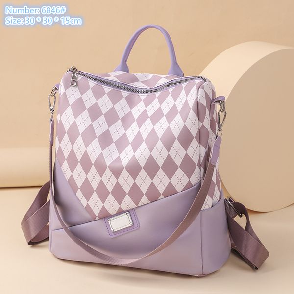 factory wholesale ladies shoulder bag 3 colors light and soft fashion leather backpack small fresh contrast printed handbag trend rhombic st
factory wholesale ladies shoulder bag 3 colors light and soft fashion leather backpack small fresh contrast printed handbag trend rhombic st