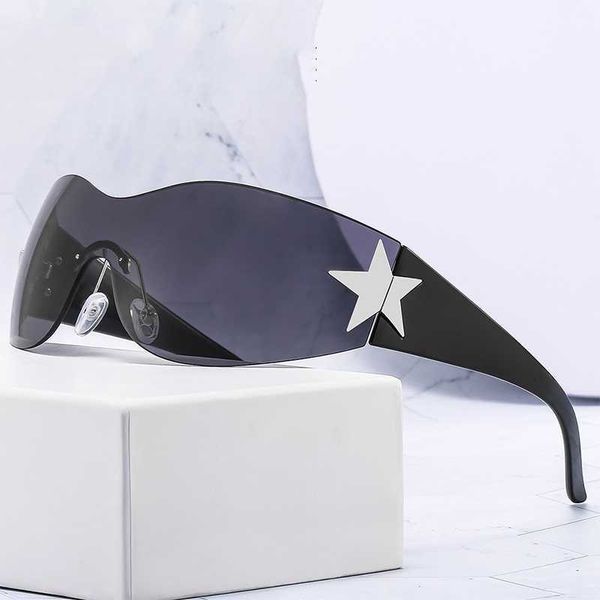 personality star decorative sunglasses for men women sports cycling rimless oversized frame sun glasses fashion vintage eyewear, White;black
personality star decorative sunglasses for men women sports cycling rimless oversized frame sun glasses fashion vintage eyewear, White;black