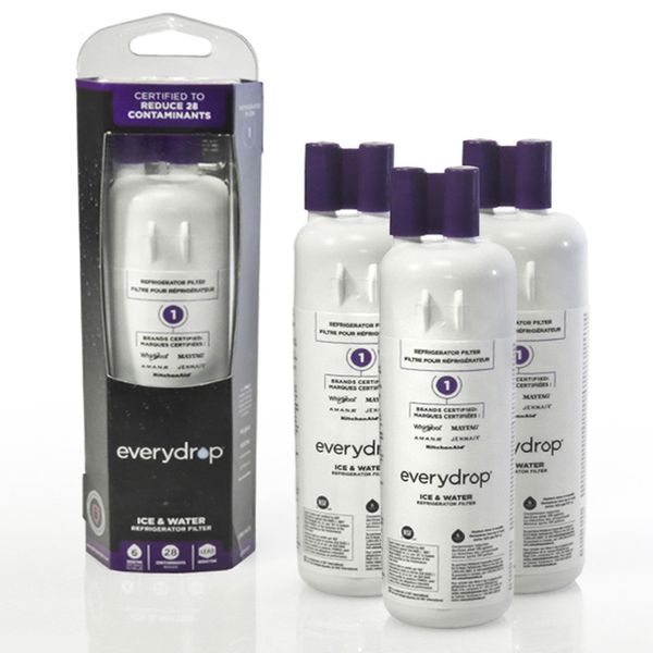 everydrop by whirlpool ice and refrigerator water filter 1 edr1rxd1- (3 pack)
everydrop by whirlpool ice and refrigerator water filter 1 edr1rxd1- (3 pack)