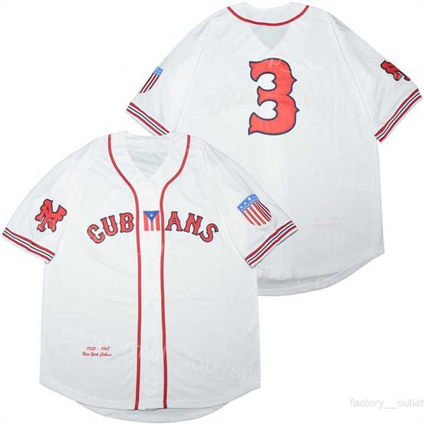 moive baseball 3 new york cubans button-down jersey college university pure cotton breathable cooperstown cool base vintage embroidery white, Black
moive baseball 3 new york cubans button-down jersey college university pure cotton breathable cooperstown cool base vintage embroidery white, Black