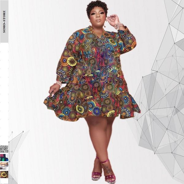 dresses swing women dresses autumn loose printed fashion v neck long sleeved high waist plus size dress 4xl 5xl wholesale dropshipping, Black
dresses swing women dresses autumn loose printed fashion v neck long sleeved high waist plus size dress 4xl 5xl wholesale dropshipping, Black