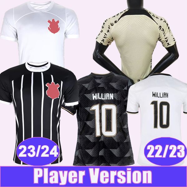23 24 gabriel luan mens player version soccer jerseys 22 23 gil fagner cantillo guedes jo r.augusto willian giuliano short sleeve home white, Black
23 24 gabriel luan mens player version soccer jerseys 22 23 gil fagner cantillo guedes jo r.augusto willian giuliano short sleeve home white, Black