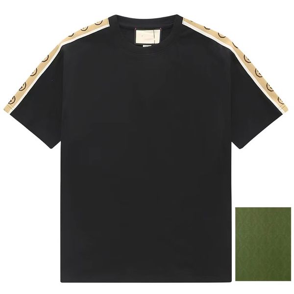 mens t shirt brand designer europe and america high street summer g shoulder letter weaving ribbon jacquard contrast color loose versatile g, White;black
mens t shirt brand designer europe and america high street summer g shoulder letter weaving ribbon jacquard contrast color loose versatile g, White;black