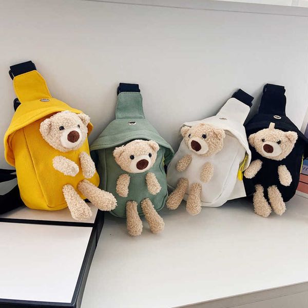 backpacks cartoon plush bear kids chest bag cute canvas messenger bag children outdoor zipper waist pack w0418
backpacks cartoon plush bear kids chest bag cute canvas messenger bag children outdoor zipper waist pack w0418