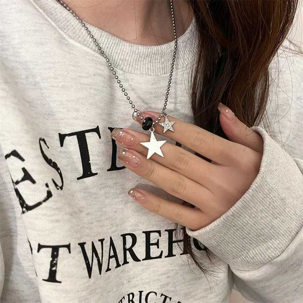 pendant necklaces 2023 new crystal star necklace for women vintage beaded chains stainless steel necklaces pendants fashion aesthetic y2k je, Silver
pendant necklaces 2023 new crystal star necklace for women vintage beaded chains stainless steel necklaces pendants fashion aesthetic y2k je, Silver