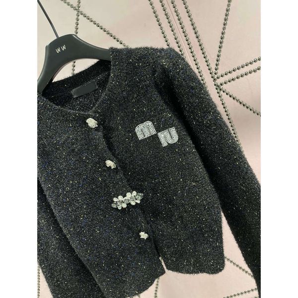 Casual New Style Chest Hot Diamond Letter Women Knitted Sweater Fashion Versatile Short Lady Knitted Shirt For Autumn Winter, Black
Casual New Style Chest Hot Diamond Letter Women Knitted Sweater Fashion Versatile Short Lady Knitted Shirt For Autumn Winter, Black