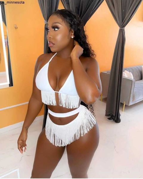 women's swimwear echoine fringe tassel bra bikini set swimsuit beach two piece set solid swimwear bathing suit summer women beachwear j, White;black
women's swimwear echoine fringe tassel bra bikini set swimsuit beach two piece set solid swimwear bathing suit summer women beachwear j, White;black