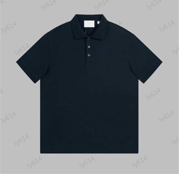 fashion polos classic lapel button design brand logo embroidery pullover tees bead mesh cotton fabric loose version of thin golf shirt 1970, White;black
fashion polos classic lapel button design brand logo embroidery pullover tees bead mesh cotton fabric loose version of thin golf shirt 1970, White;black